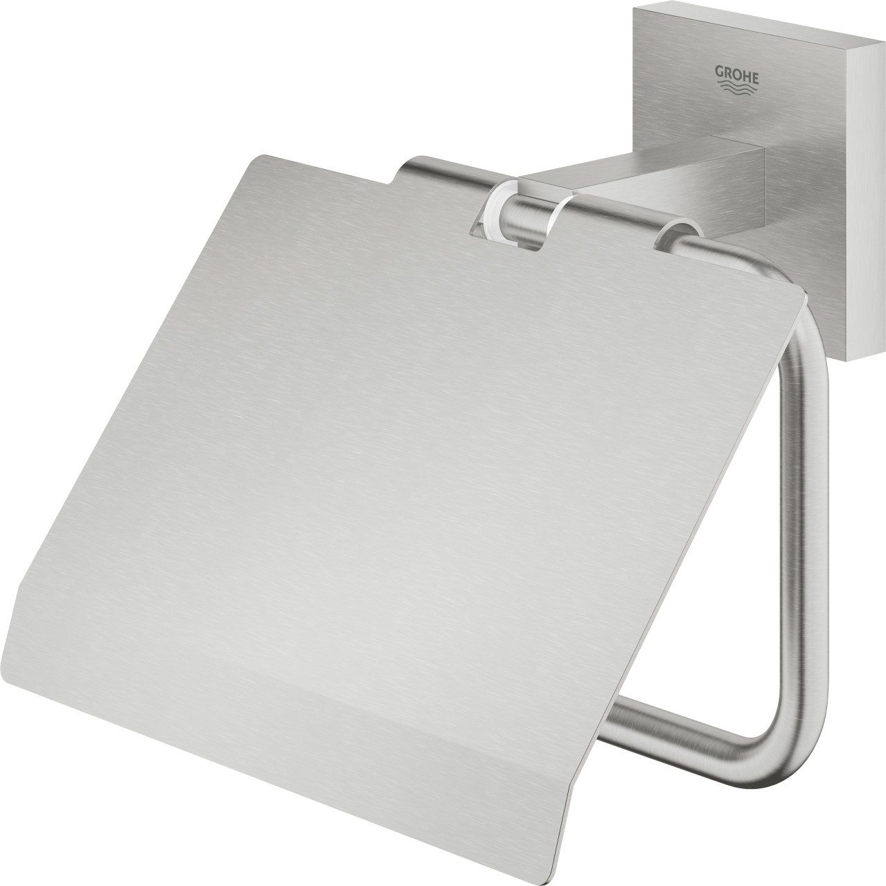 Toilettenpapierhalter Grohe Start Cube WC-Papierhalter supersteel