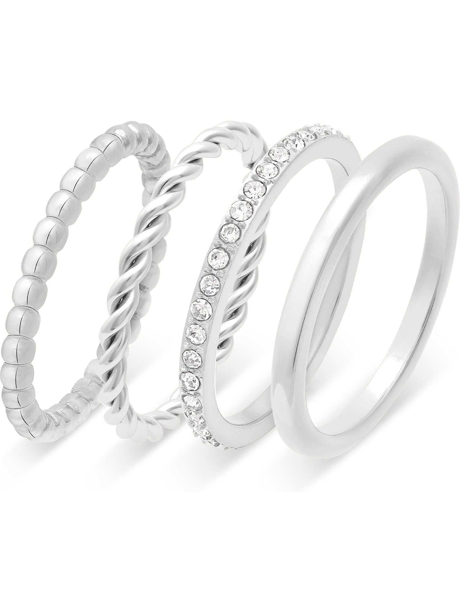 s.Oliver Fingerring S.Oliver Damen-Damenring Edelstahl