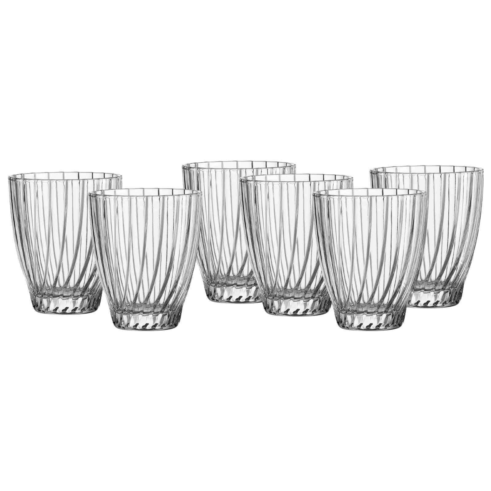 Ritzenhoff & Breker Glas Samba Trinkgläser 300 ml 6er Set, 6-tlg., Glas