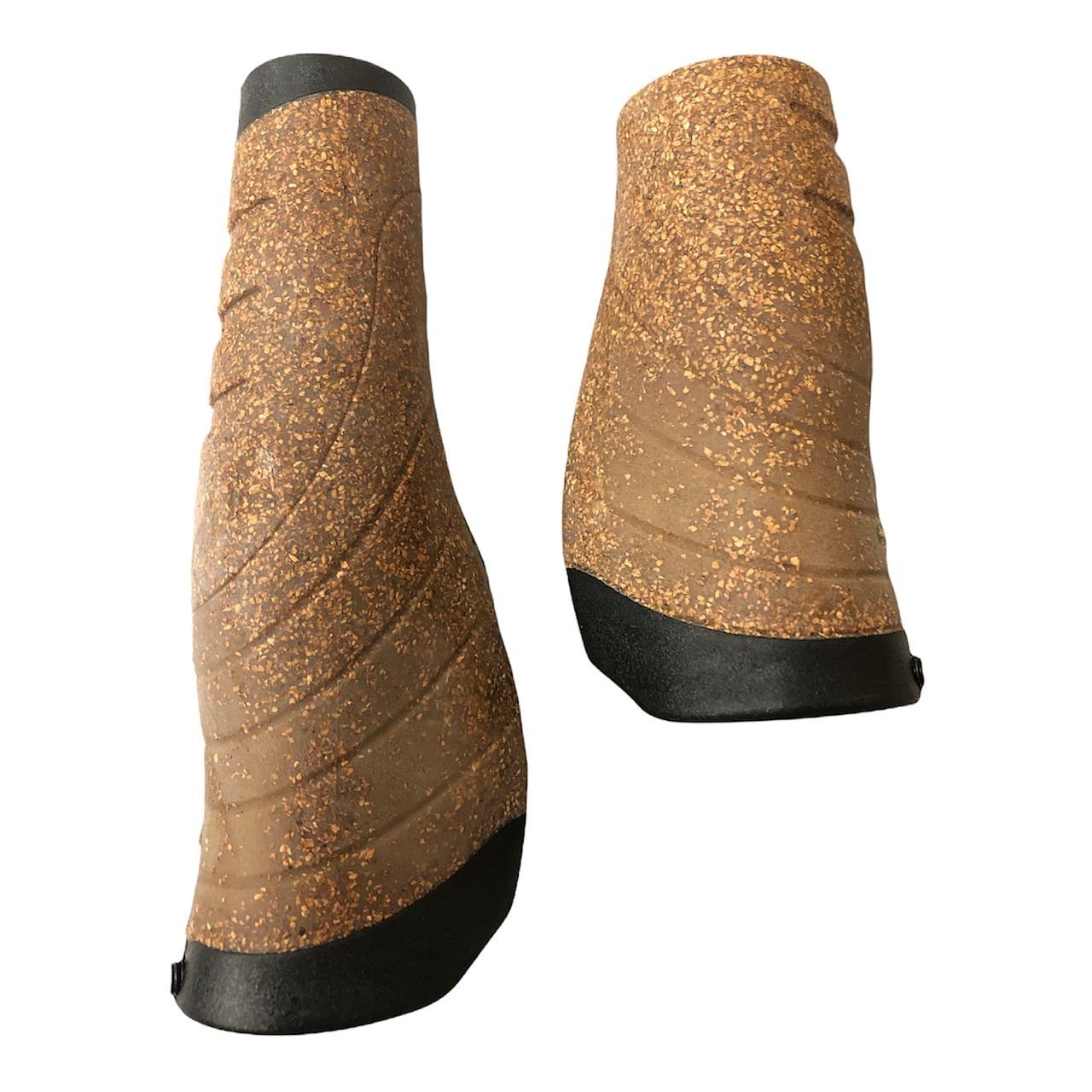 Ergotec Fahrradlenkergriff ergotec Griffe Faro Dura Kork 135 92mm ergonomisch braun schwarz Paar