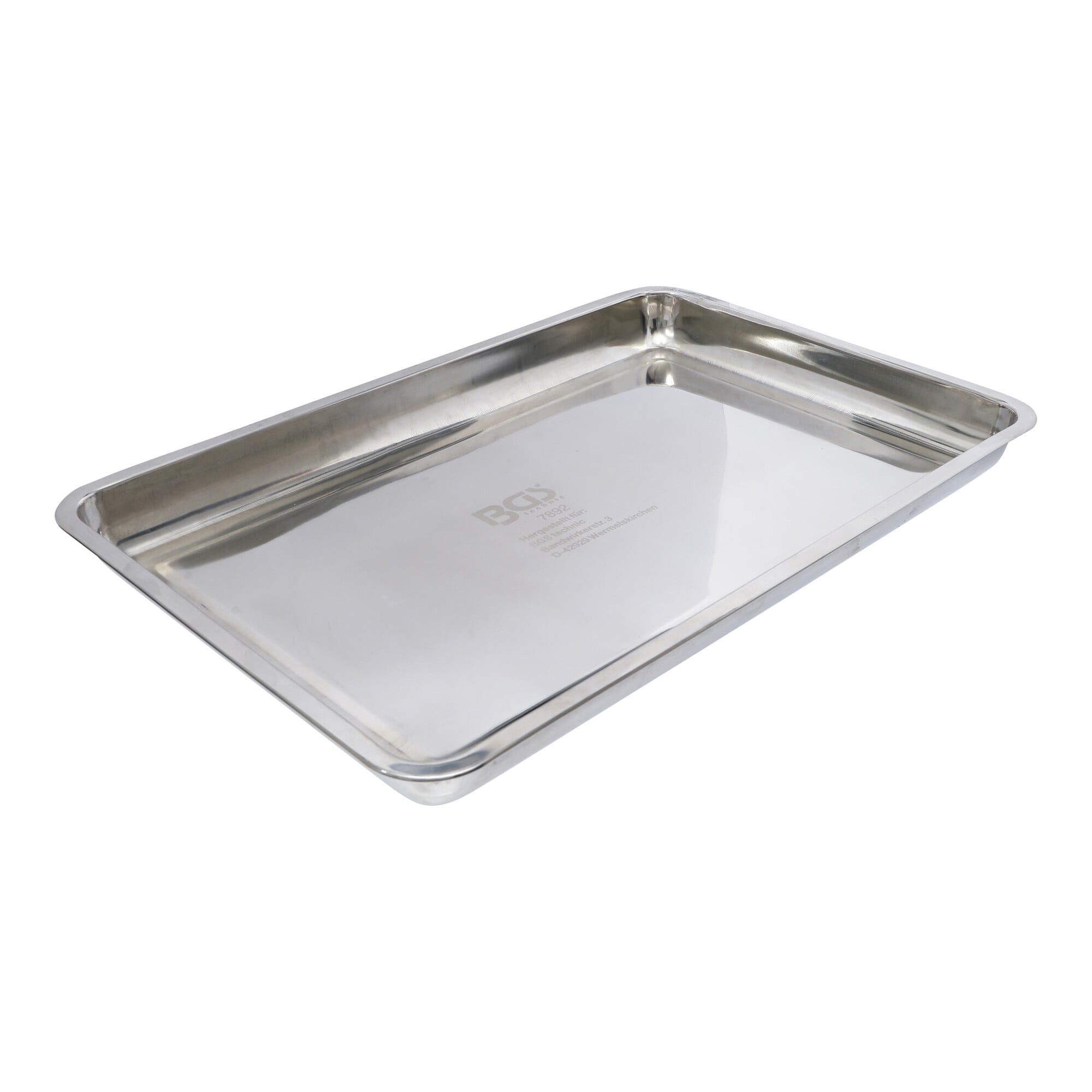 BGS technic Ölauffangwanne BGS Auffangwanne 7892, Edelstahl, 600 x 400 mm, 9 l
