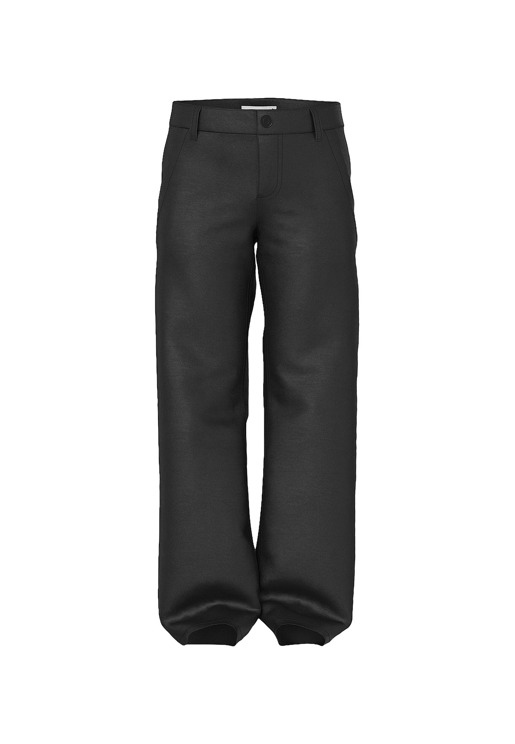 Name It Stoffhose Weites Bein Skinny Hüfte Druckknopf Reißverschluss NKFSALLI WIDE PANT 3534-GP R