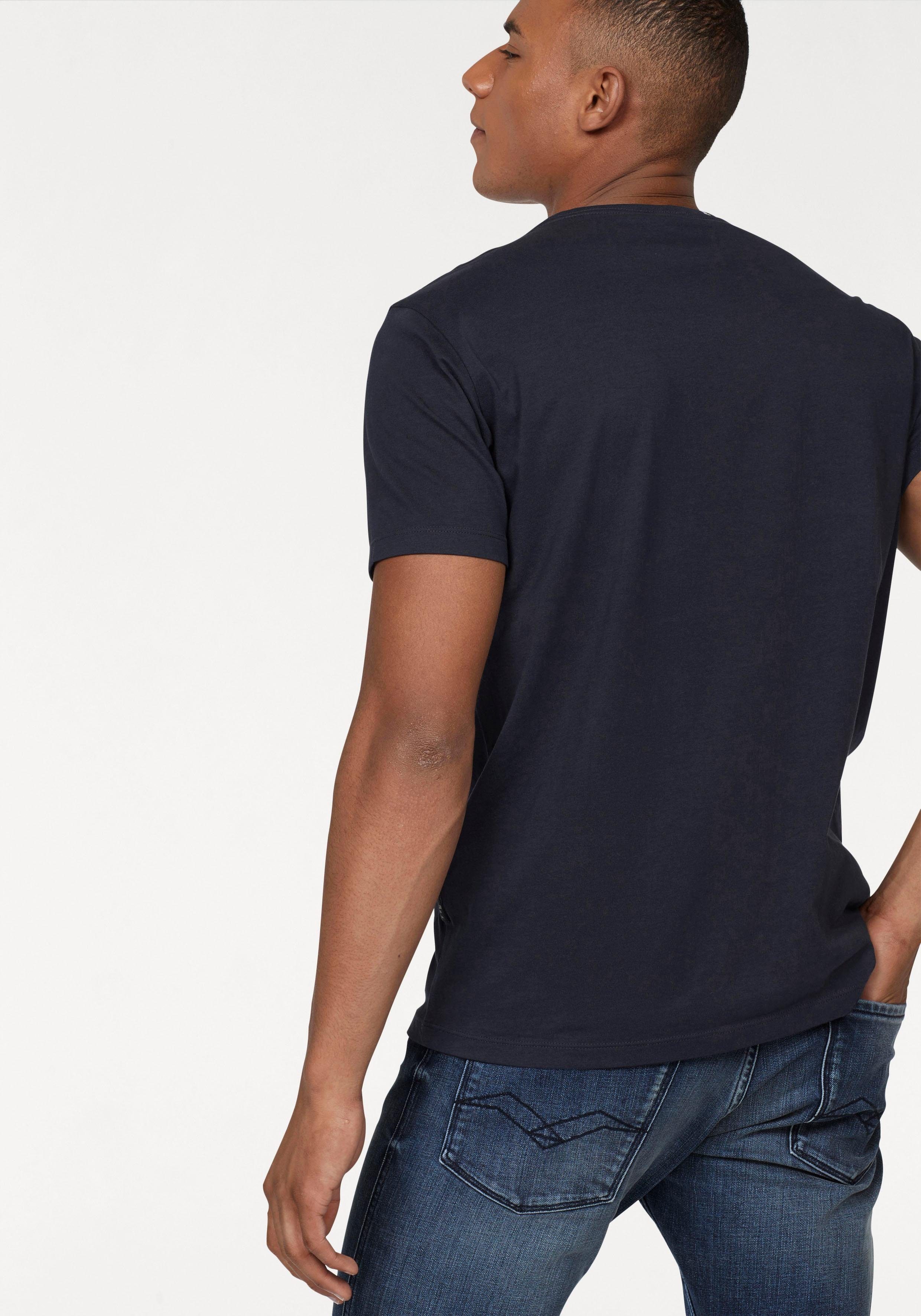 Replay T-Shirt mit Markendruck günstig online kaufen