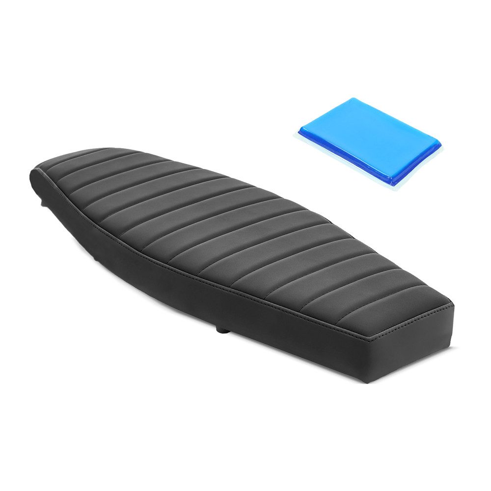 Craftride Sitzbank Gel Sitzbank flach VSG1 für Simson S50 S51 S70 Sitz schwarz