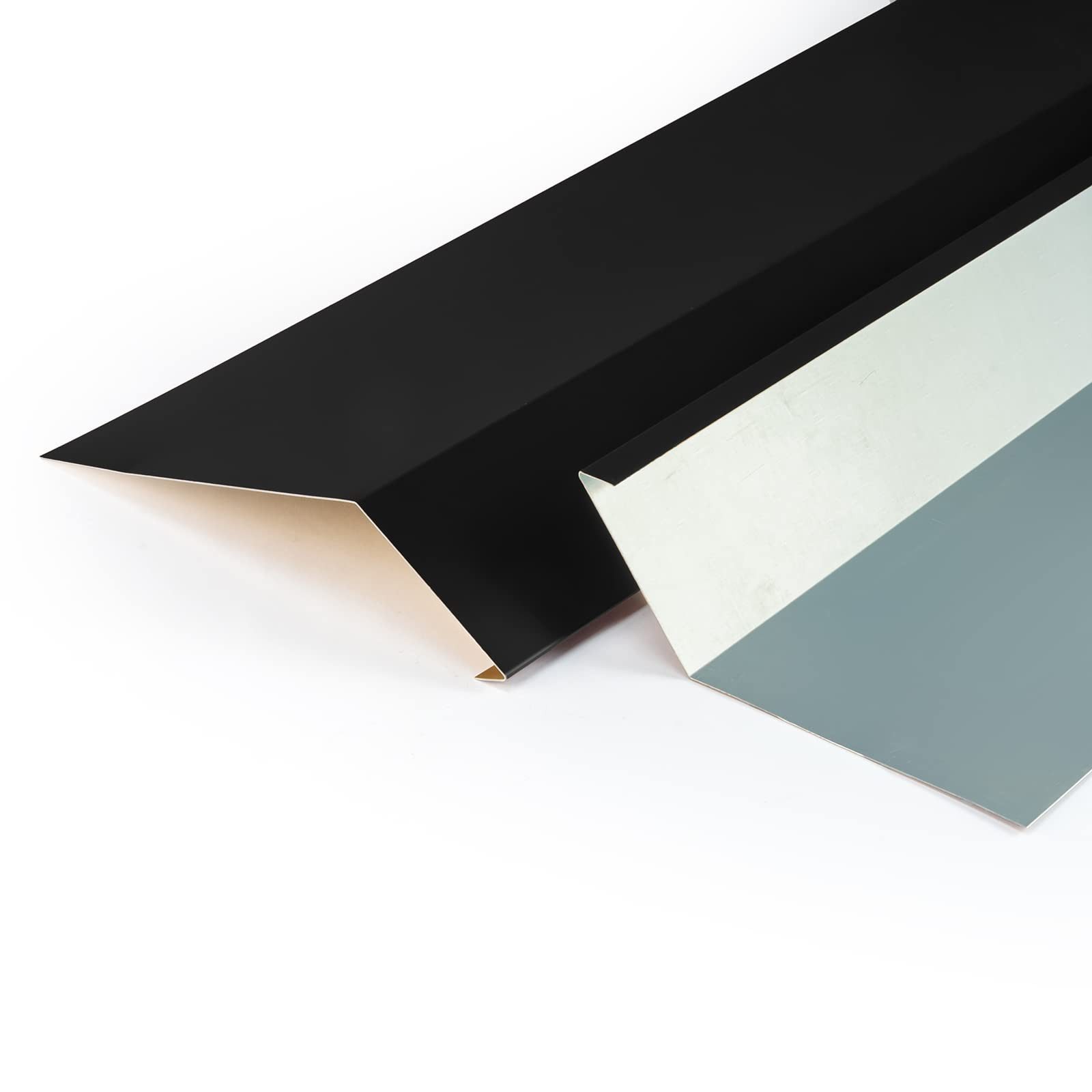 DQ-PP Traufblech DQ-PP Rinneneinhang STANDARD (120x70x10mm), 1m, Aluminium Traufblech, Obere Rinnenleiste, Für Dachrinnen