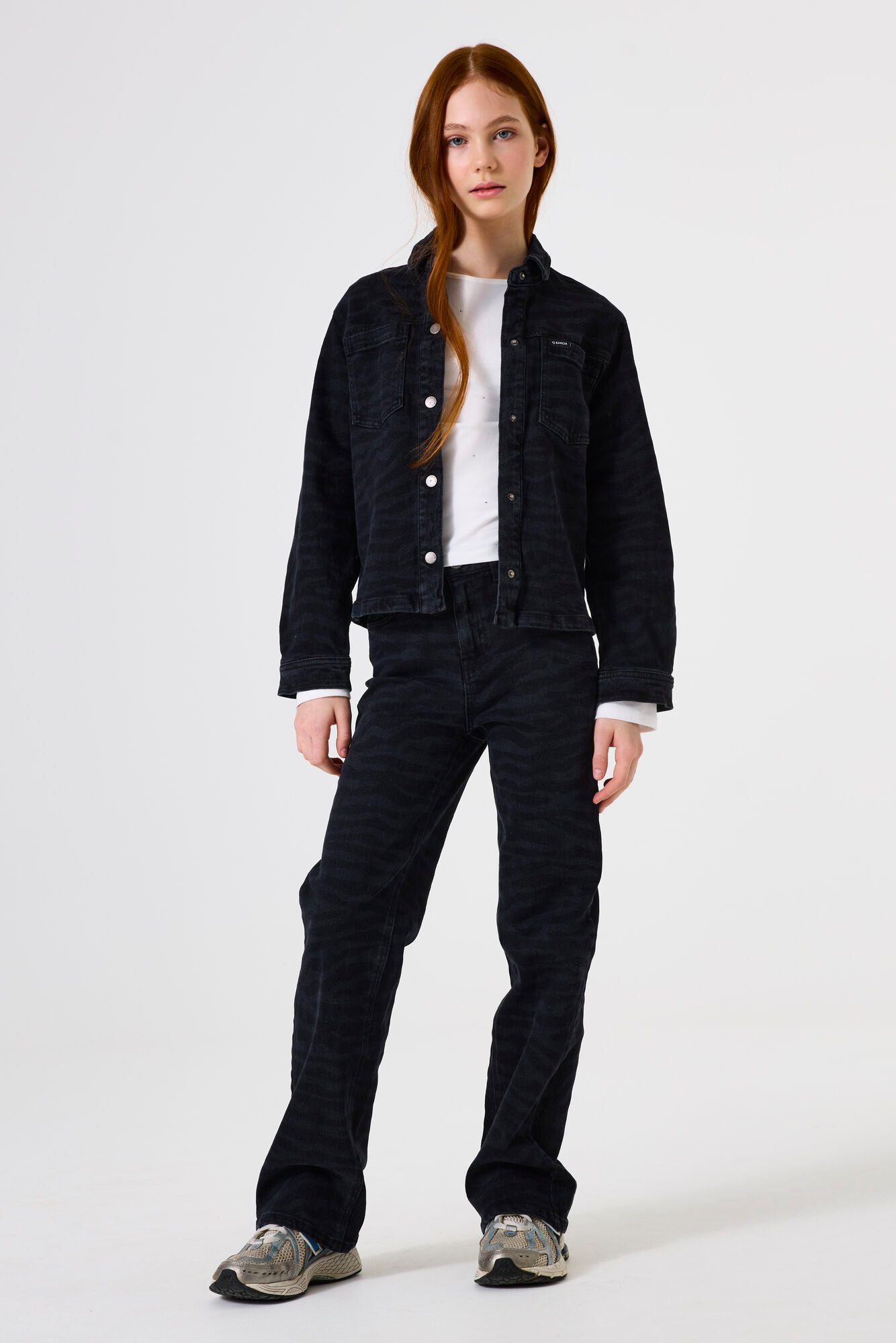 Garcia Bootcut-Jeans Wide Leg Jeans – Bild 5 von 5