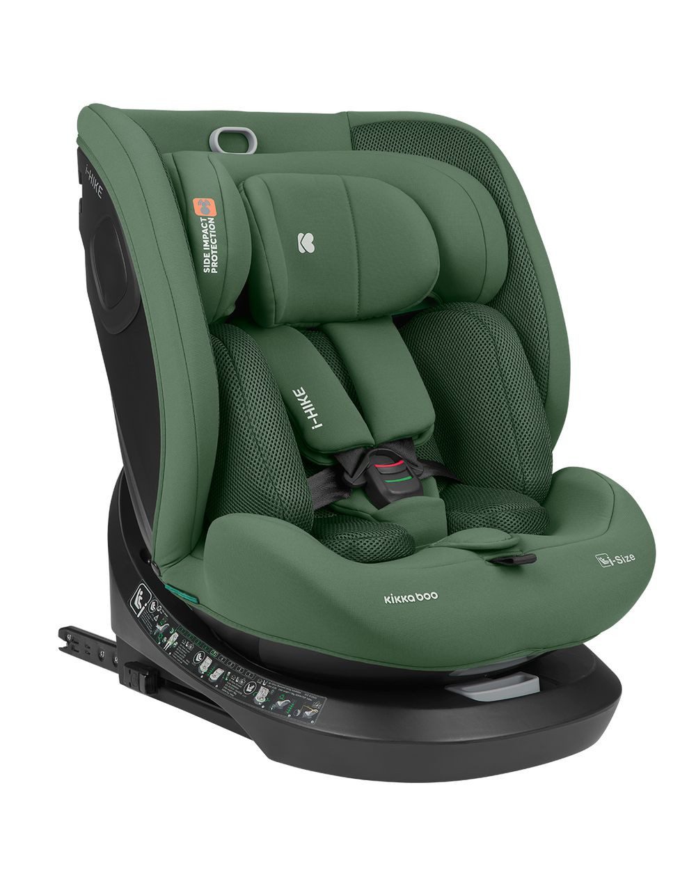 Kikkaboo Autokindersitz i-Size Kindersitz i-Hike, ab: 0, bis: 12, (40-150 cm) Isofix, 360° drehbar, verstellbar