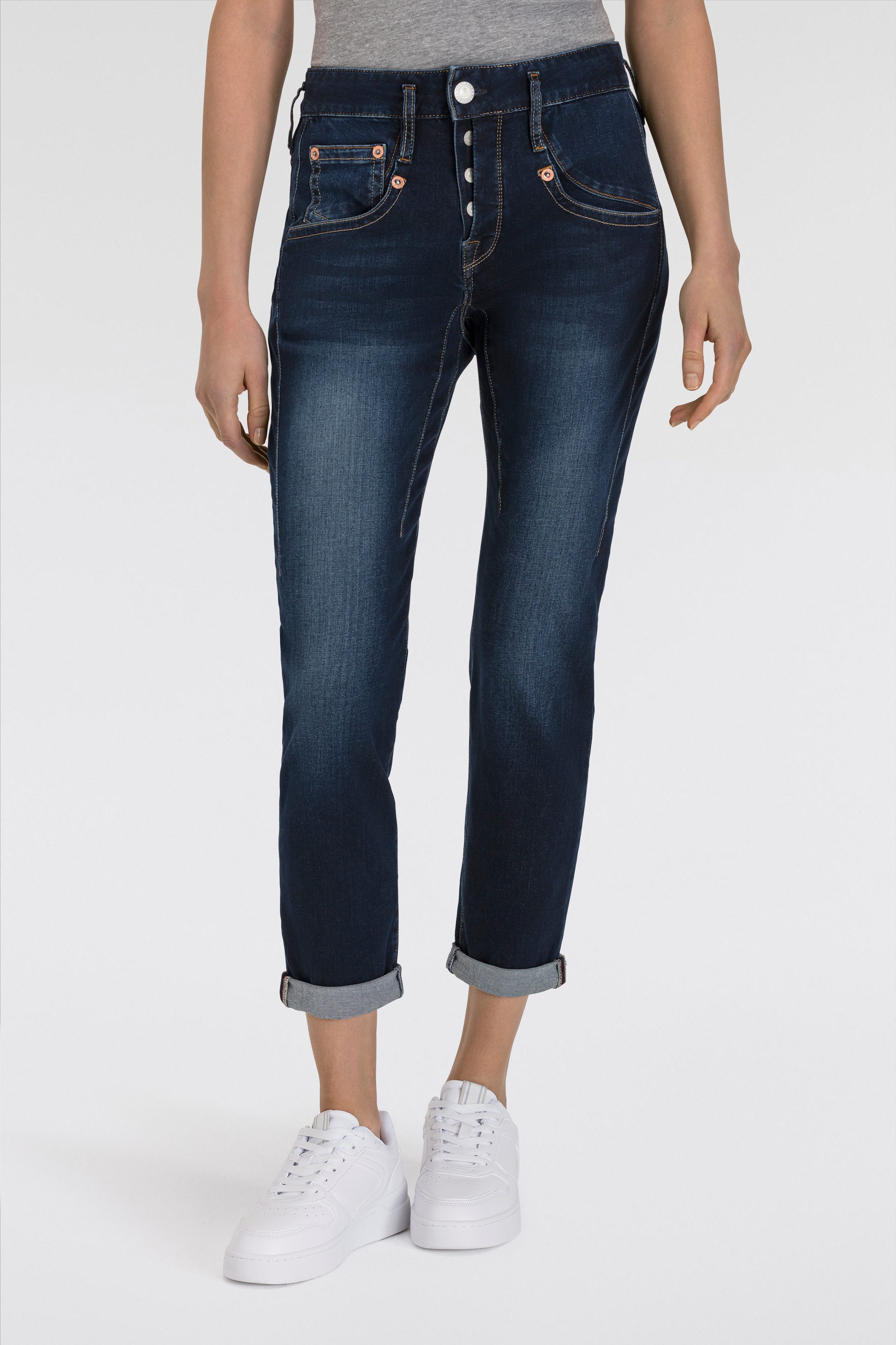 Herrlicher 7/8-Jeans Shyra Cropped Reused Denim günstig online kaufen