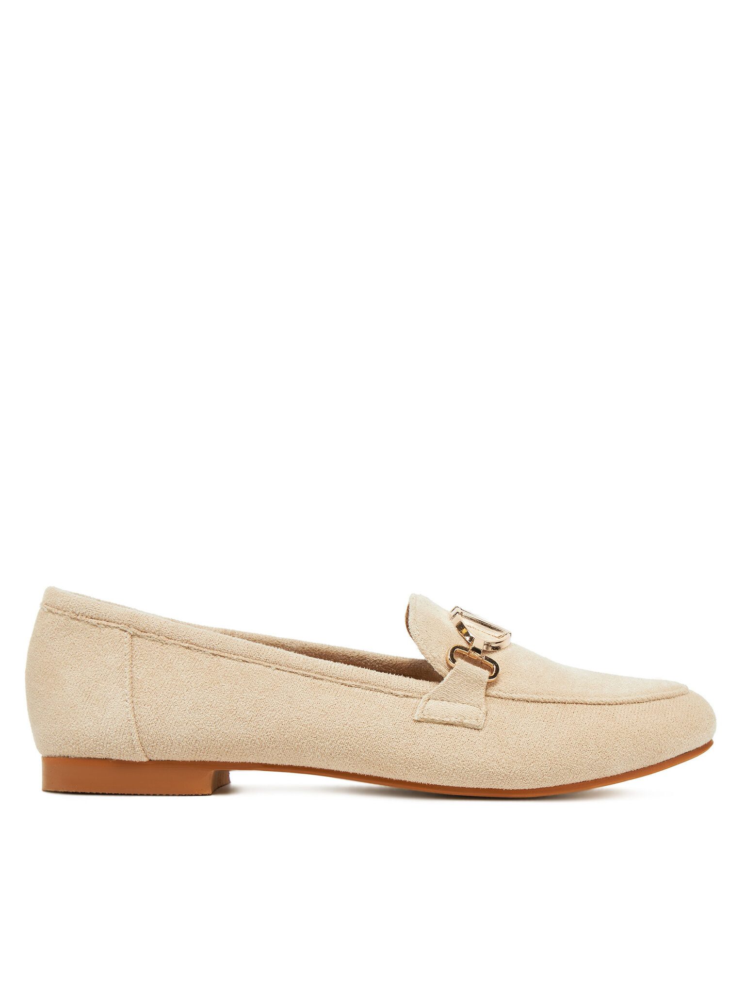 DeeZee Deezee Damen-Loafers Beige 200-1 Mokassin