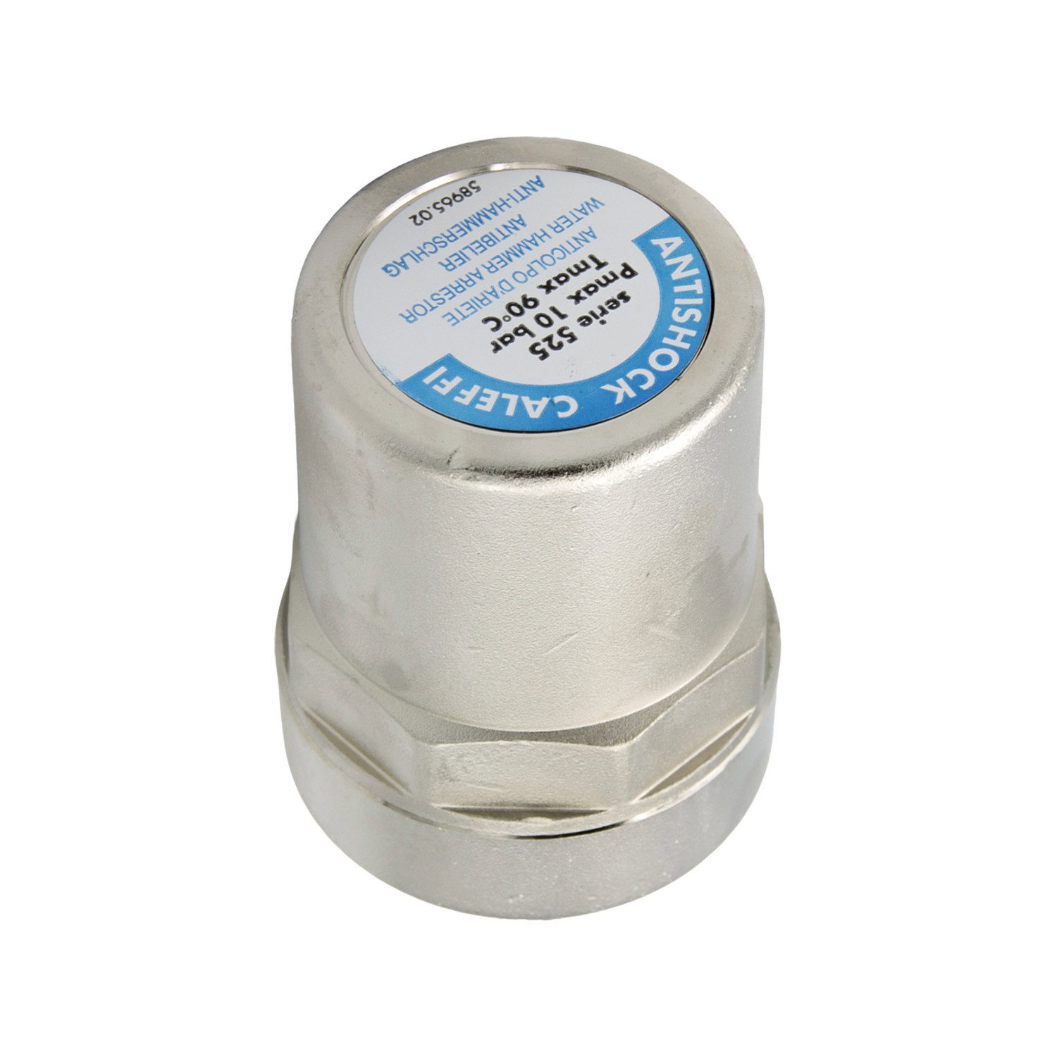 Caleffi Wasser-Druckminderer Wasserschlagdämpfer DN15 1/2 Zoll mit PTFE-Dichtungsgewinde