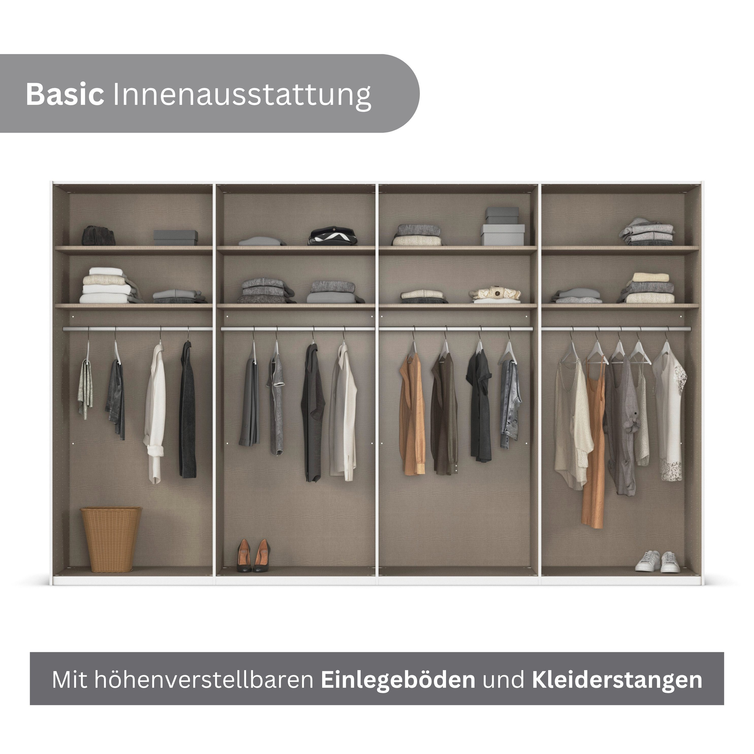 LeGer Home by Lena Gercke Kleiderschrank Schrank Garderobe Ankleide Schlafzimmer Flur SERINA Eyecatcher (3 verschiedene Ausstattungen BASIC/CLASSIC/PREMIUM (ink – Bild 5 von 5