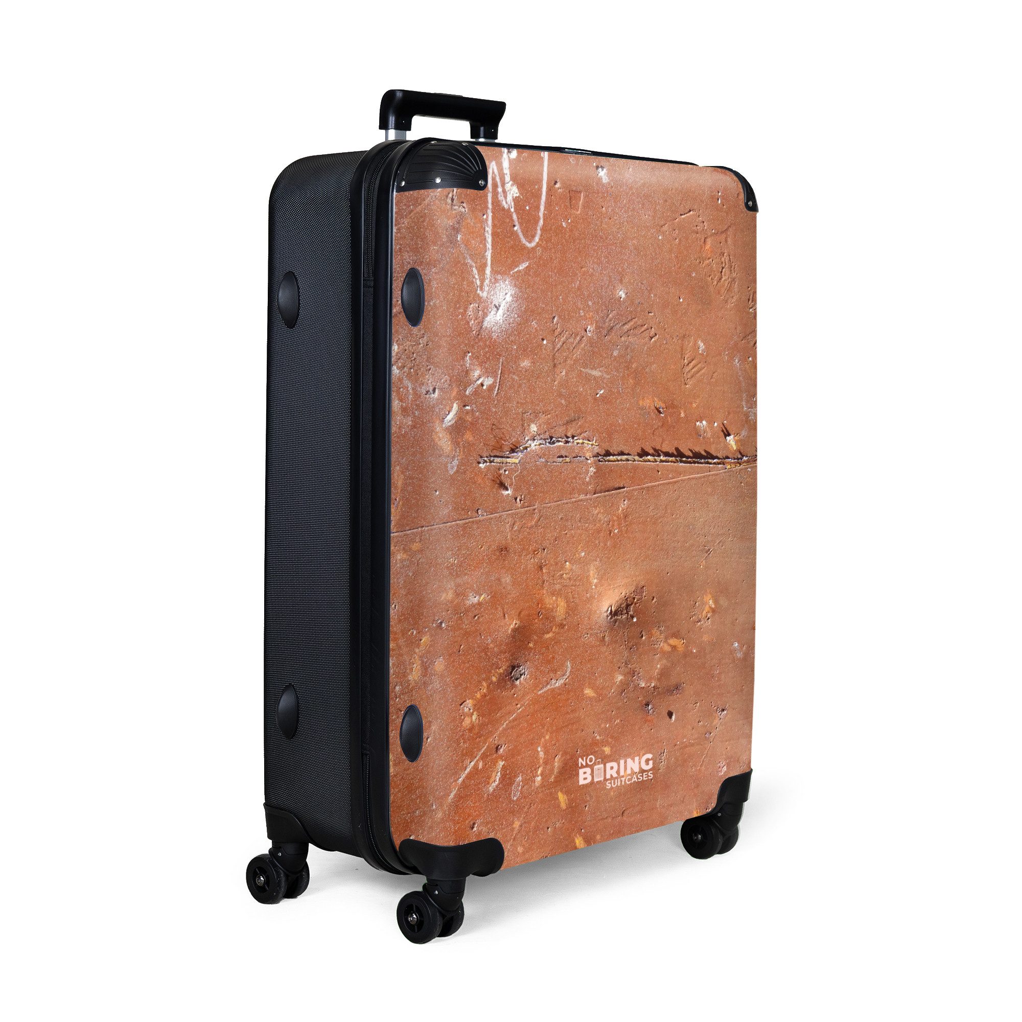 NoBoringSuitcases.com© Hartschalen-Trolley Beschädigtes Metall mit Kratzern günstig online kaufen