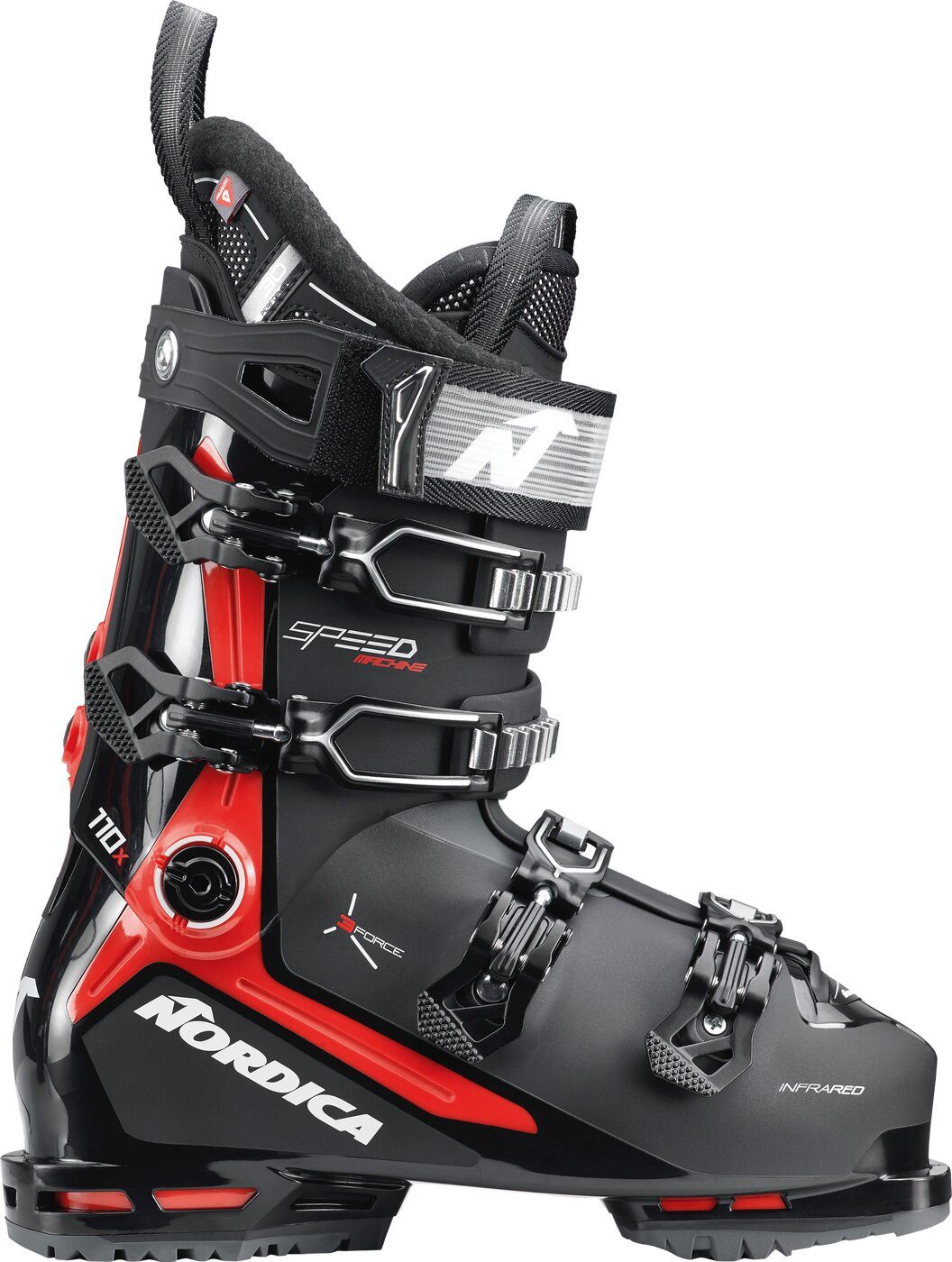 Nordica SPEEDMACHINE 3 110 X (GW) BLACK/RED/ANTHRACITE Alpinschuh