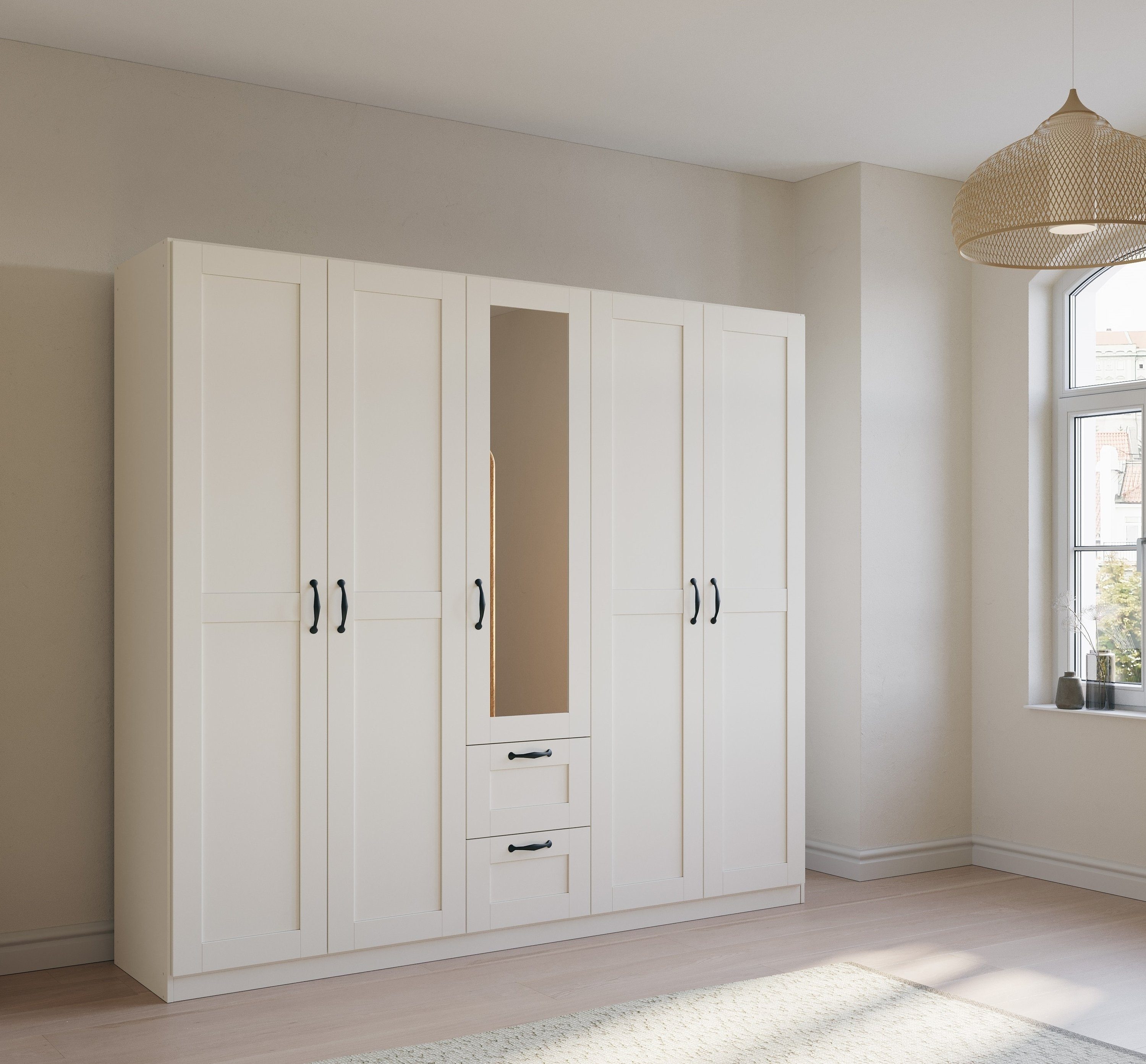 rauch Drehtürenschrank "Cottage by Quadra Spin" in skandinavischem Landhaus günstig online kaufen