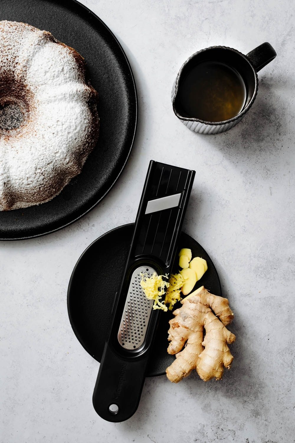 Microplane Ingwerreibe SPECIALTY, L 31 cm, Schwarz, Edelstahl, Edelstahl, Kunststoff, (1-St)