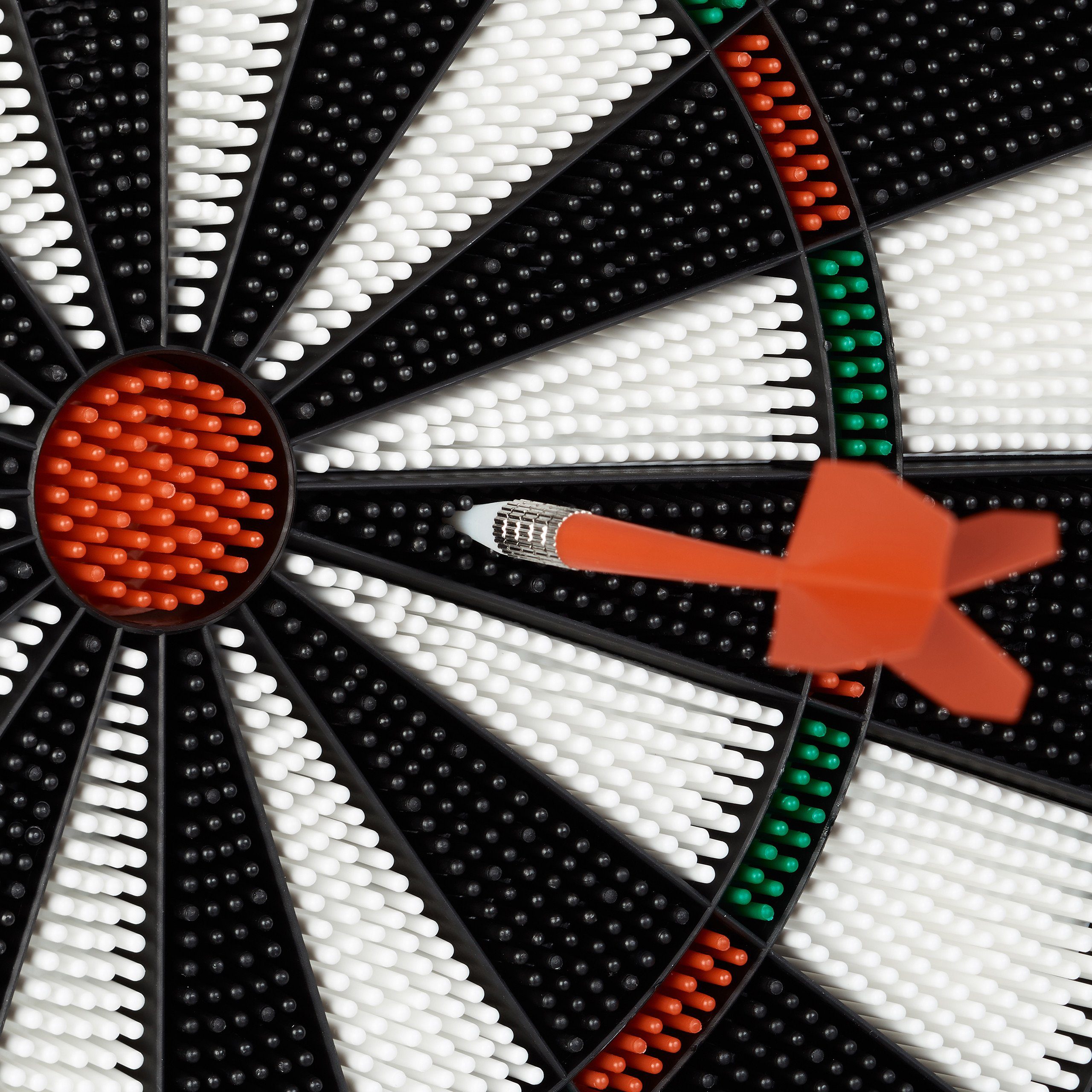relaxdays Dartscheibe Soft Darts 42 cm