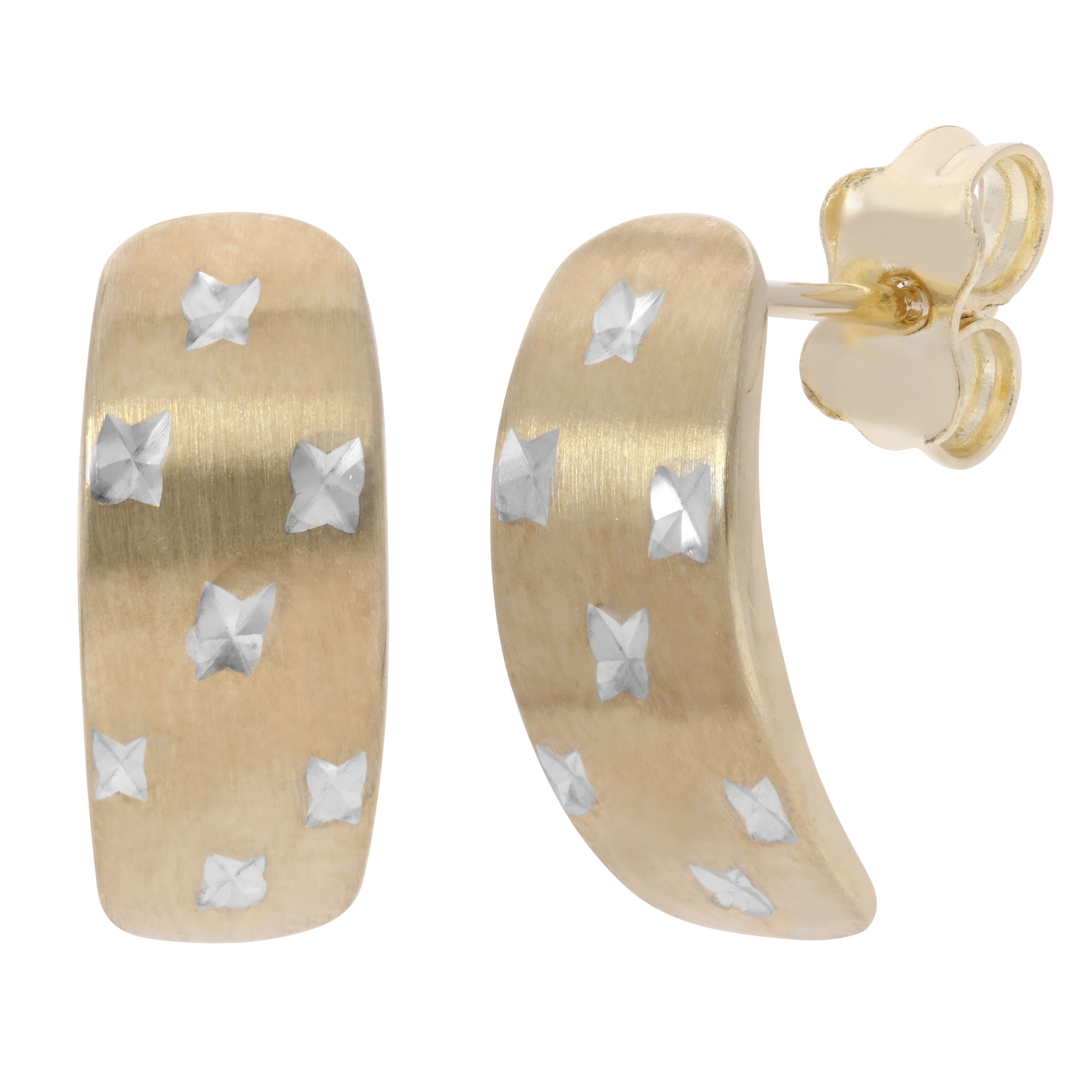 Vivance Paar Ohrstecker bicolor, rhodiniert und diamantiert günstig online kaufen