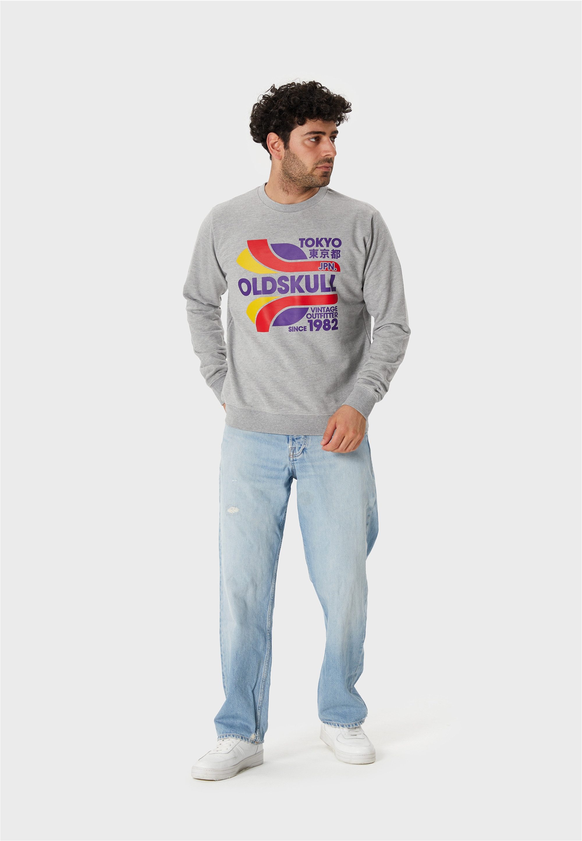 Oldskull Sweatshirt Retro Tokyopolis (1-tlg) mit günstig online kaufen