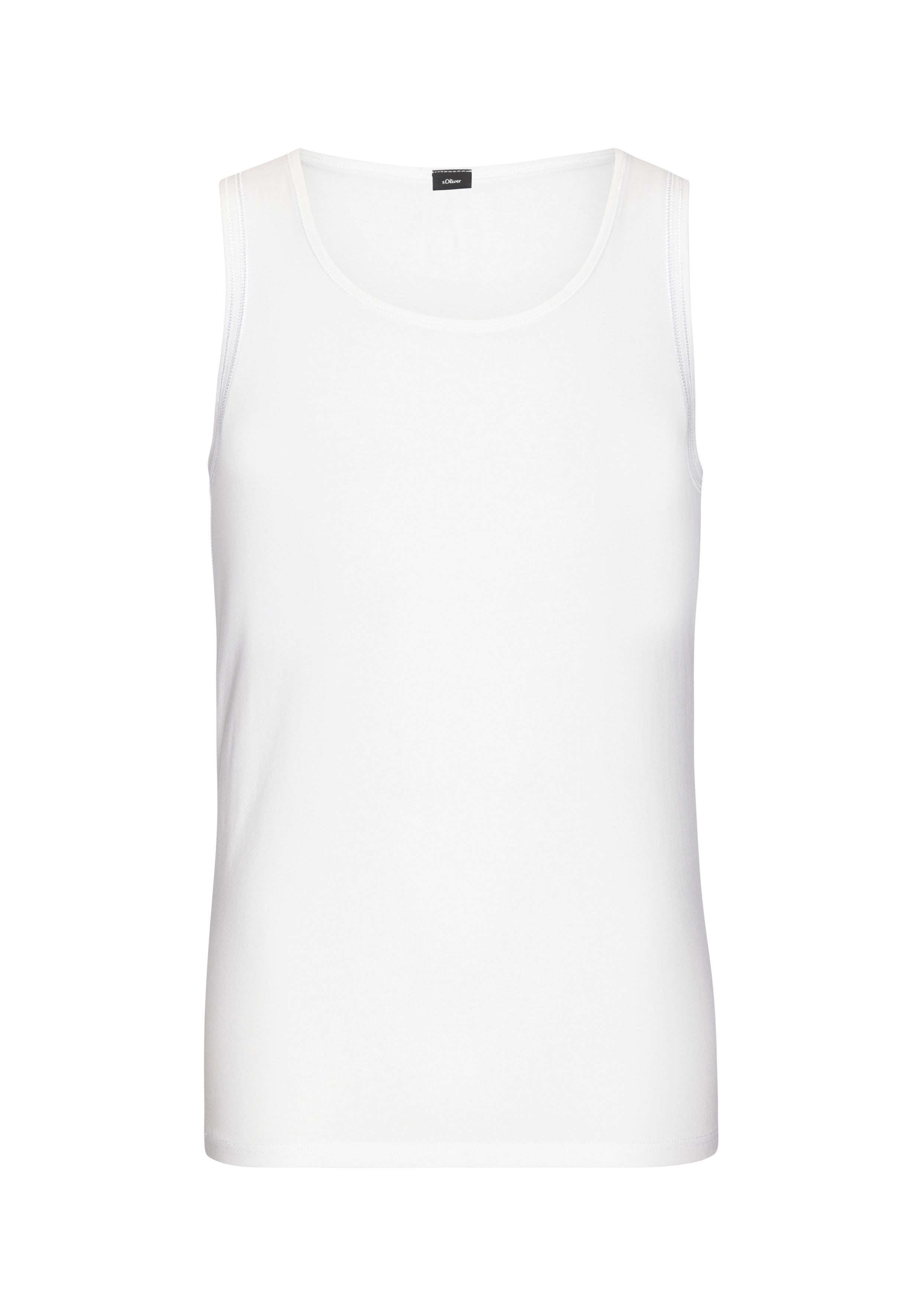 s.Oliver Unterhemd (1-St) Unterhemd mit Overlock-Nähten aus Baumwollmischun günstig online kaufen