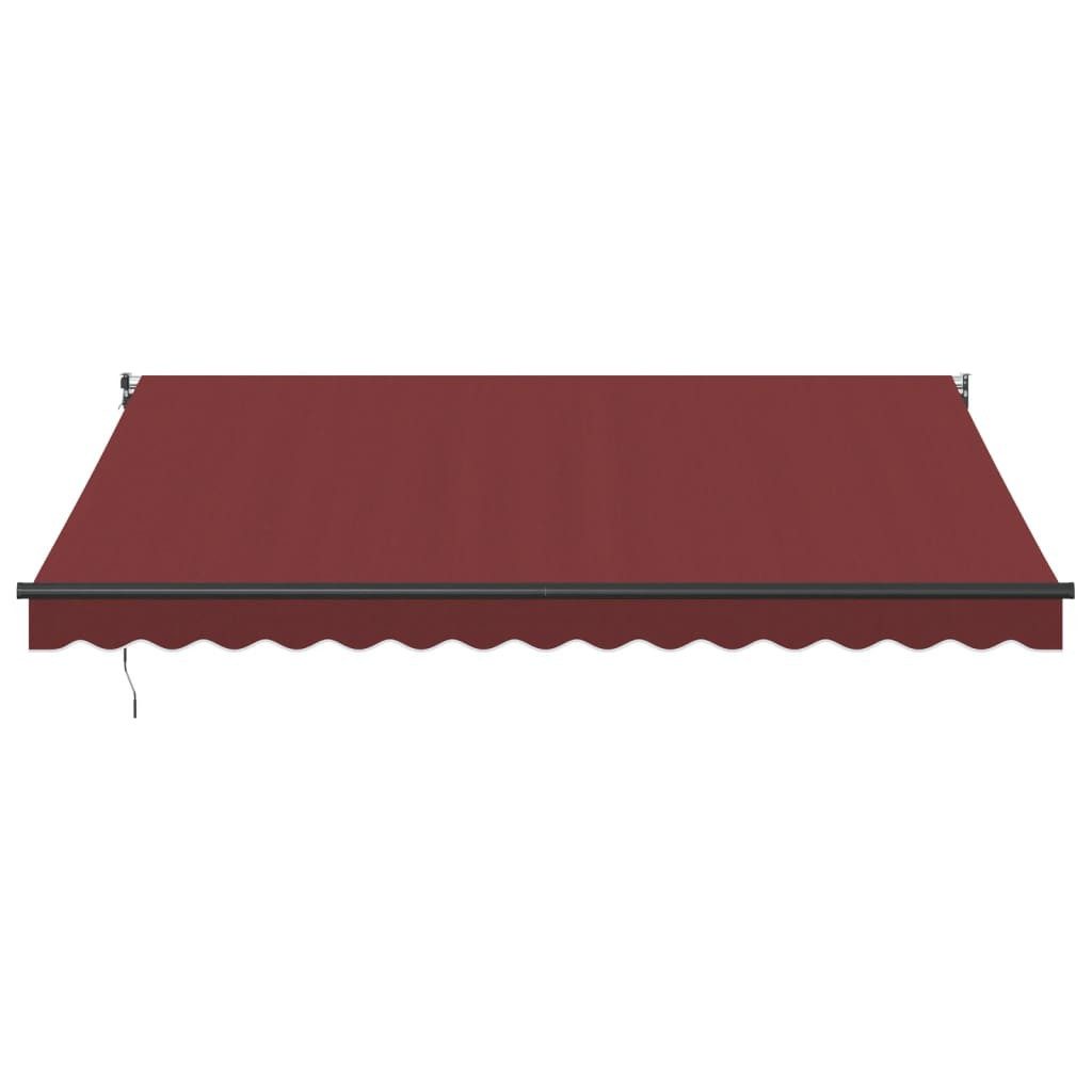 vidaXL Markise Markise Manuell Weinrot 400x300 günstig online kaufen