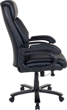Duo Collection Bürostuhl Ennio 180, belastbar bis 180 KG, Chefsessel, Wippfunktion & ergonomischer Komfort