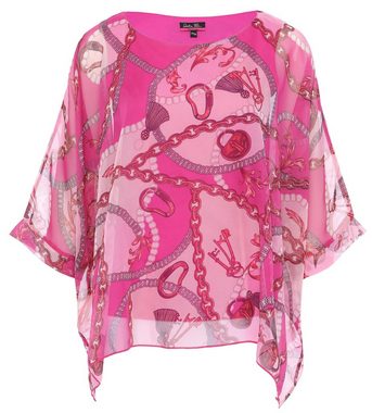 Sebastian Böhm fashion art Blusenshirt Druckbluse mit Kettendruck