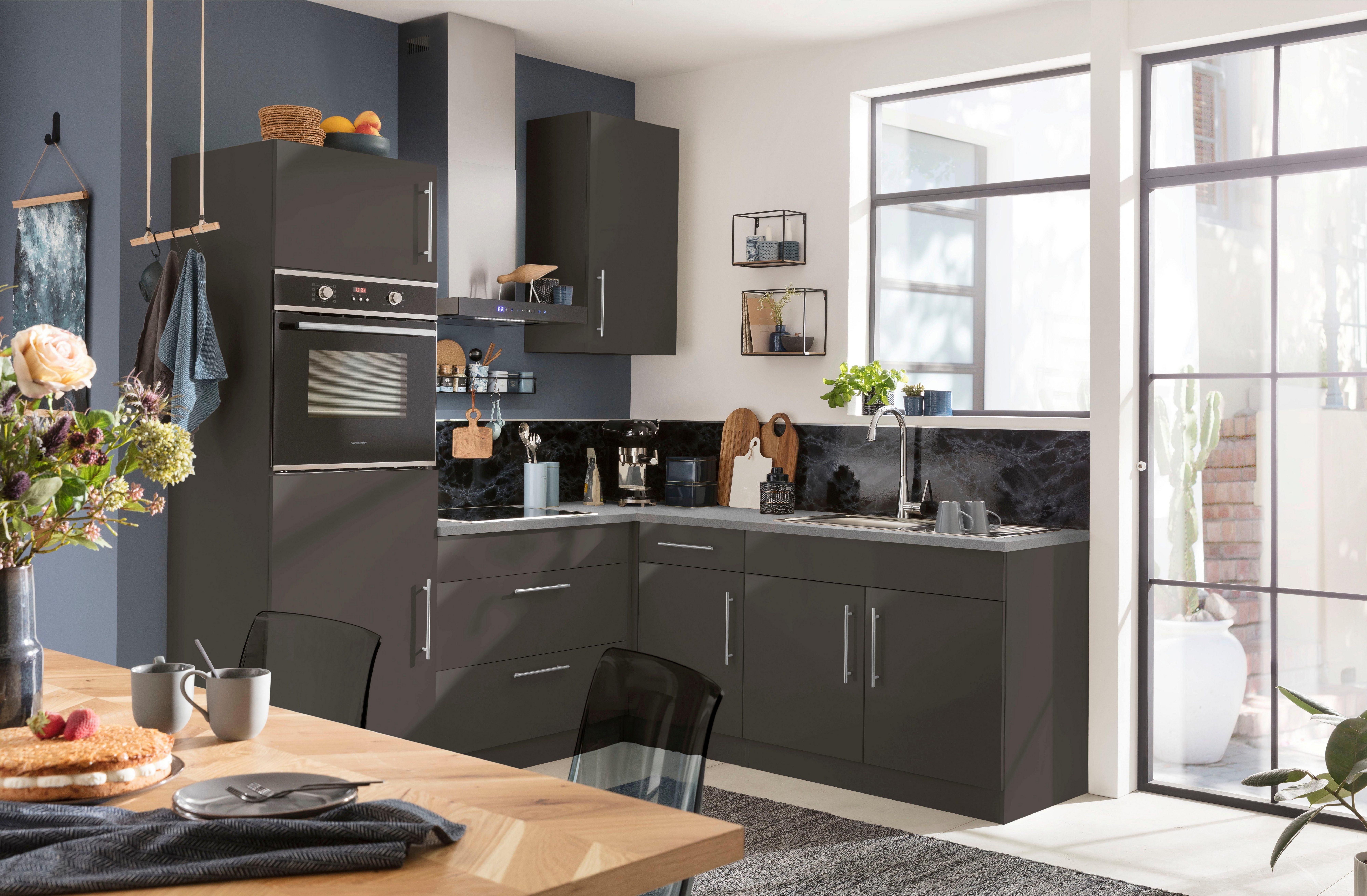 wiho Küchen Spülenschrank Cali 100 cm breit, ohne Arbeitsplatte – Bild 2 von 5