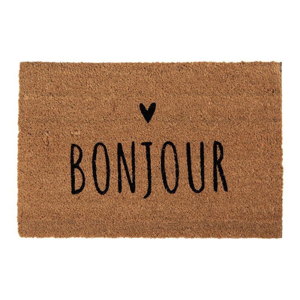 Clayre & Eef Fußmatte Fußmatte BONJOUR günstig online kaufen