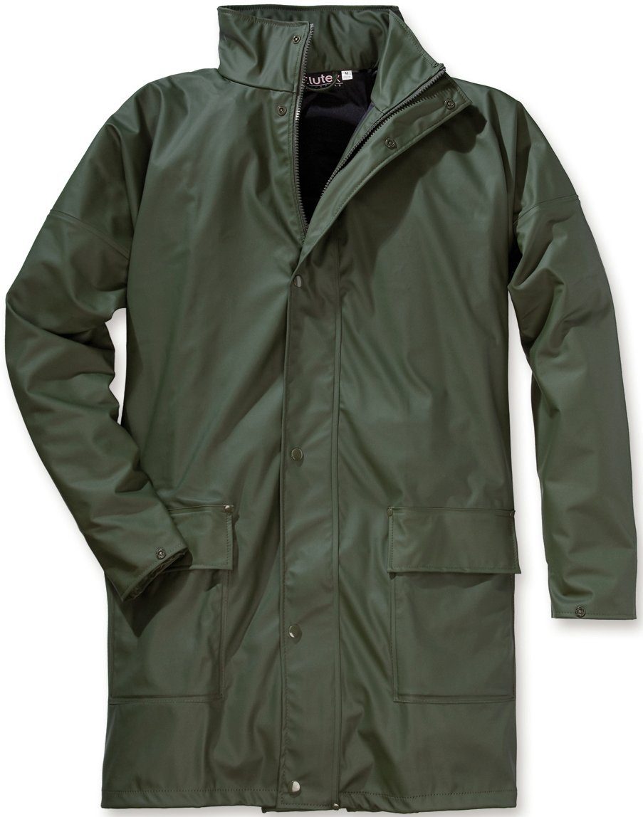 Elutex Regenjacke »Regenjacke oliv/grün Regenparka wasserdicht 3.000 mm
