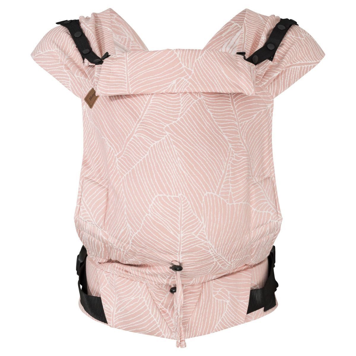 Hoppediz Babytrage Primeo, ab Geburt (2,5 kg) Bauchtrage & Rückentrage aus 100 % Bio-Baumwolle