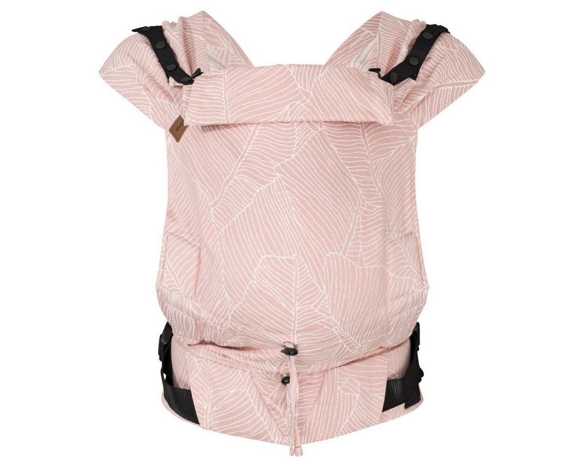 Hoppediz Babytrage Primeo, ab Geburt (2,5 kg) Bauchtrage & Rückentrage aus 100 % Bio-Baumwolle