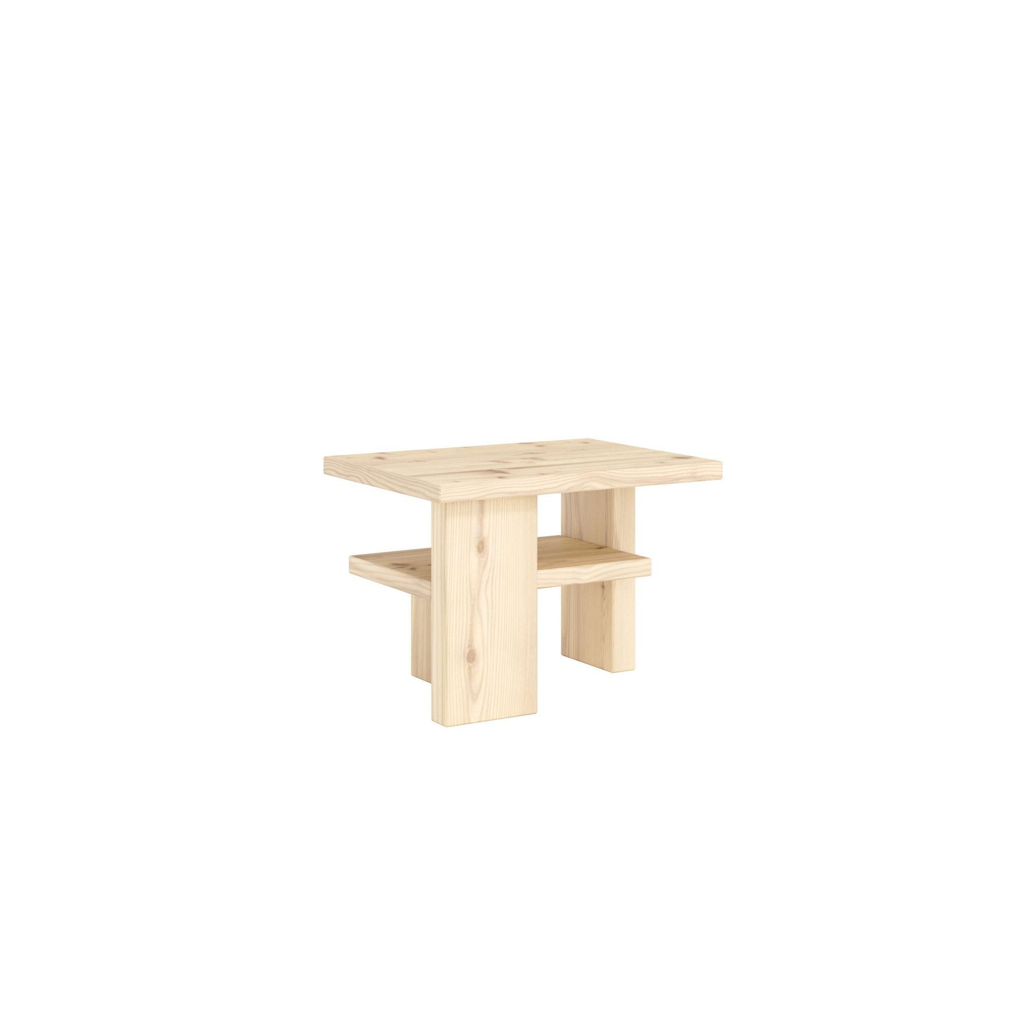 Karup Design Beistelltisch Japan Side Table, kompakt, stilvoll, funktional, Made in Europe, vielseitig einsetzbar, aus massivem FSC®-zertifiziertes Massivholz