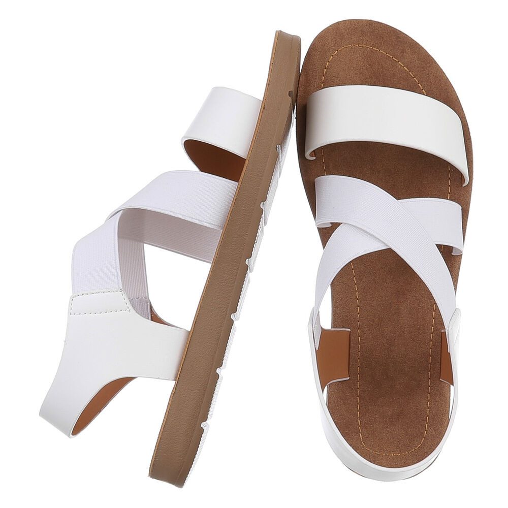 Ital-Design Modische Sommer-Sandalen mit verstellbaren Riemen Riemchensanda günstig online kaufen