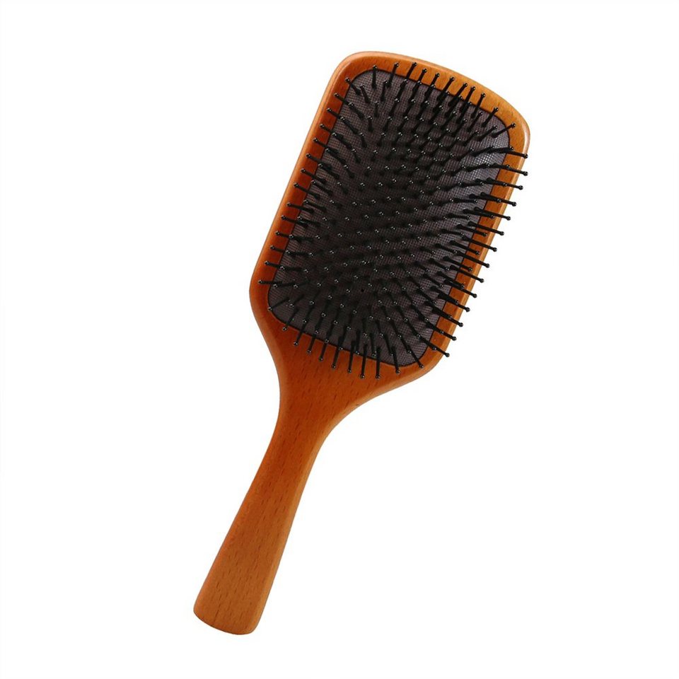Köper Haarbürste Haarbürste,Holz Stylingbürste, Naturborsten Haarentwirrung
