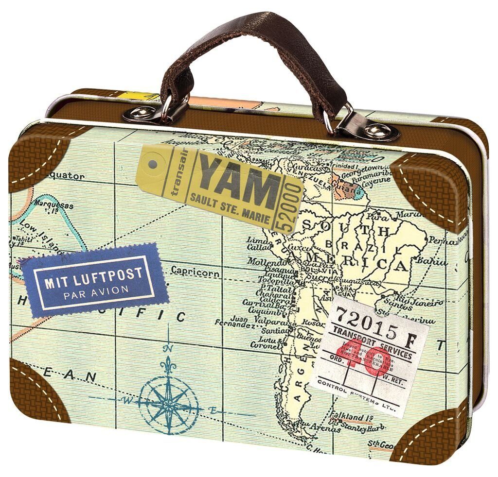 Geschenkbox Fernweh Mini-Reisekoffer