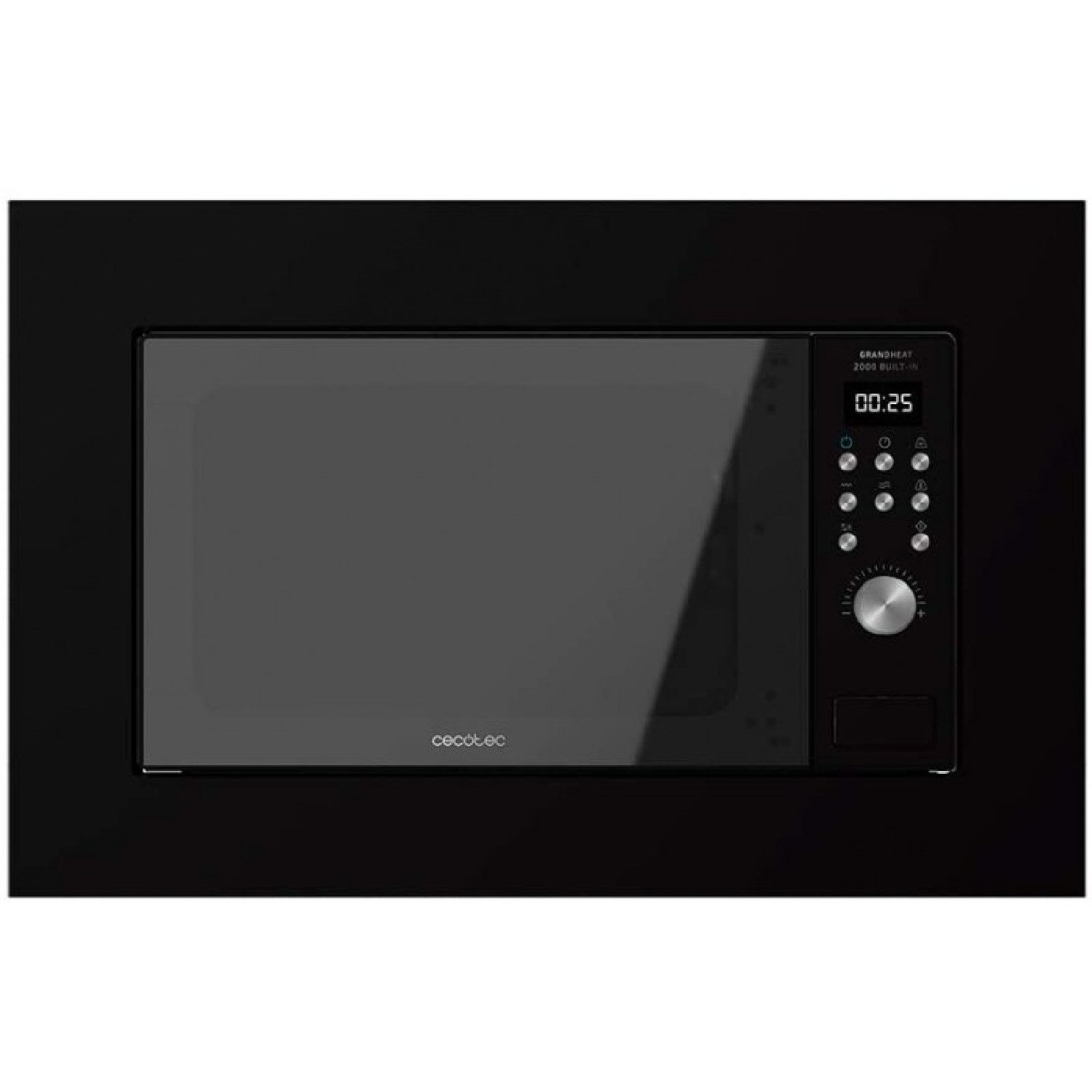 Cecotec Mikrowelle Grandheat 2000 Built-In Black, 1, 20 l, Grandheat 2000 Built-In Black