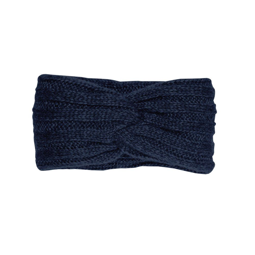 CAPO Stirnband Stirnband, ultrasoft Strick Knoten navy mit Germany in Made