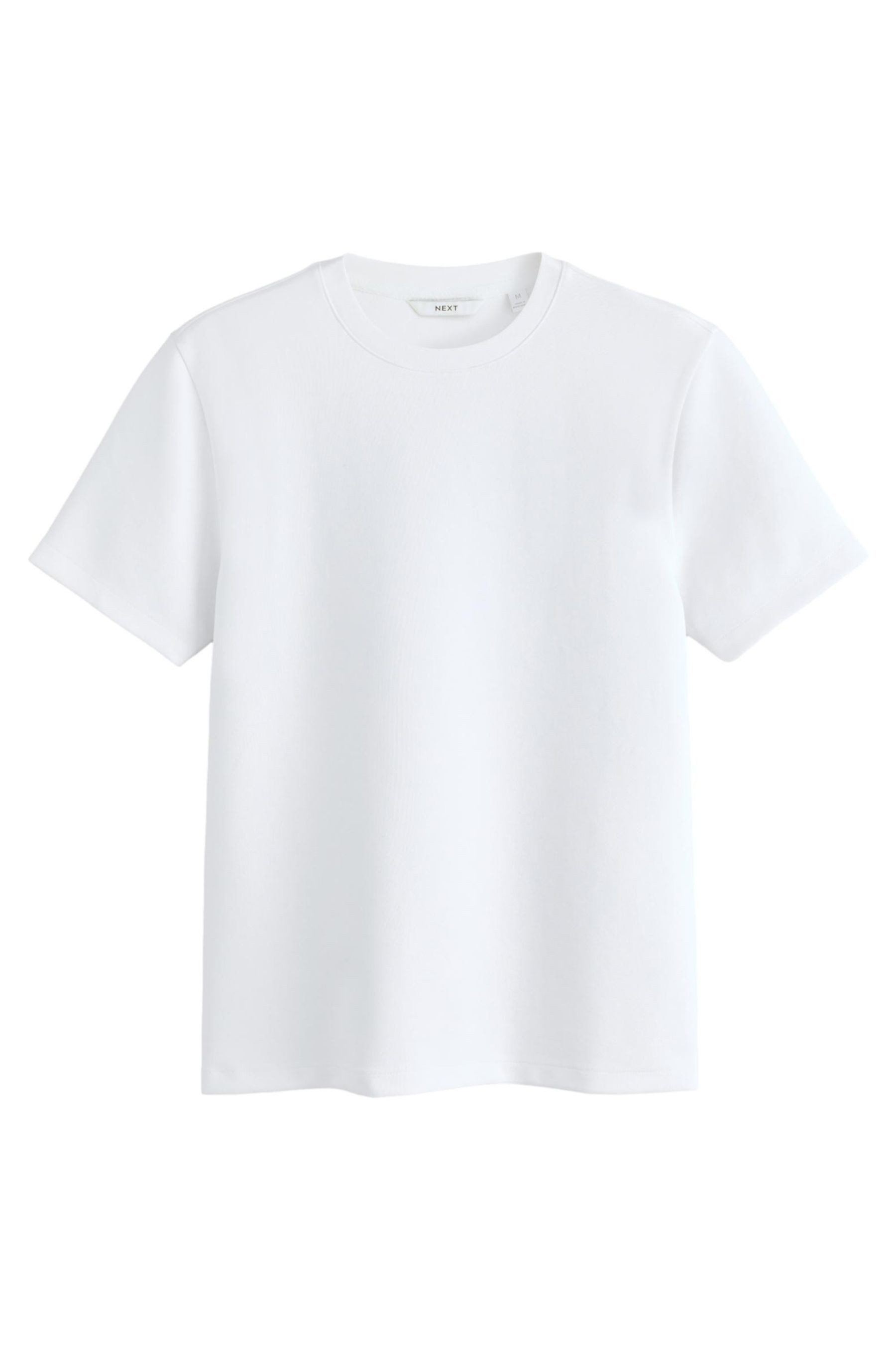 Next T-Shirt Slim Fit Motionflex T-Shirt aus schwerem Stoff (1-tlg)