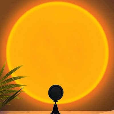 Lapalife LED Dekolicht »Sonnenuntergang/Regenbogen Projektionslampe, 16 Farben, 360 Grad Drehung, mit Stativ, Home Party Bar Schlafzimmer Dekoration«