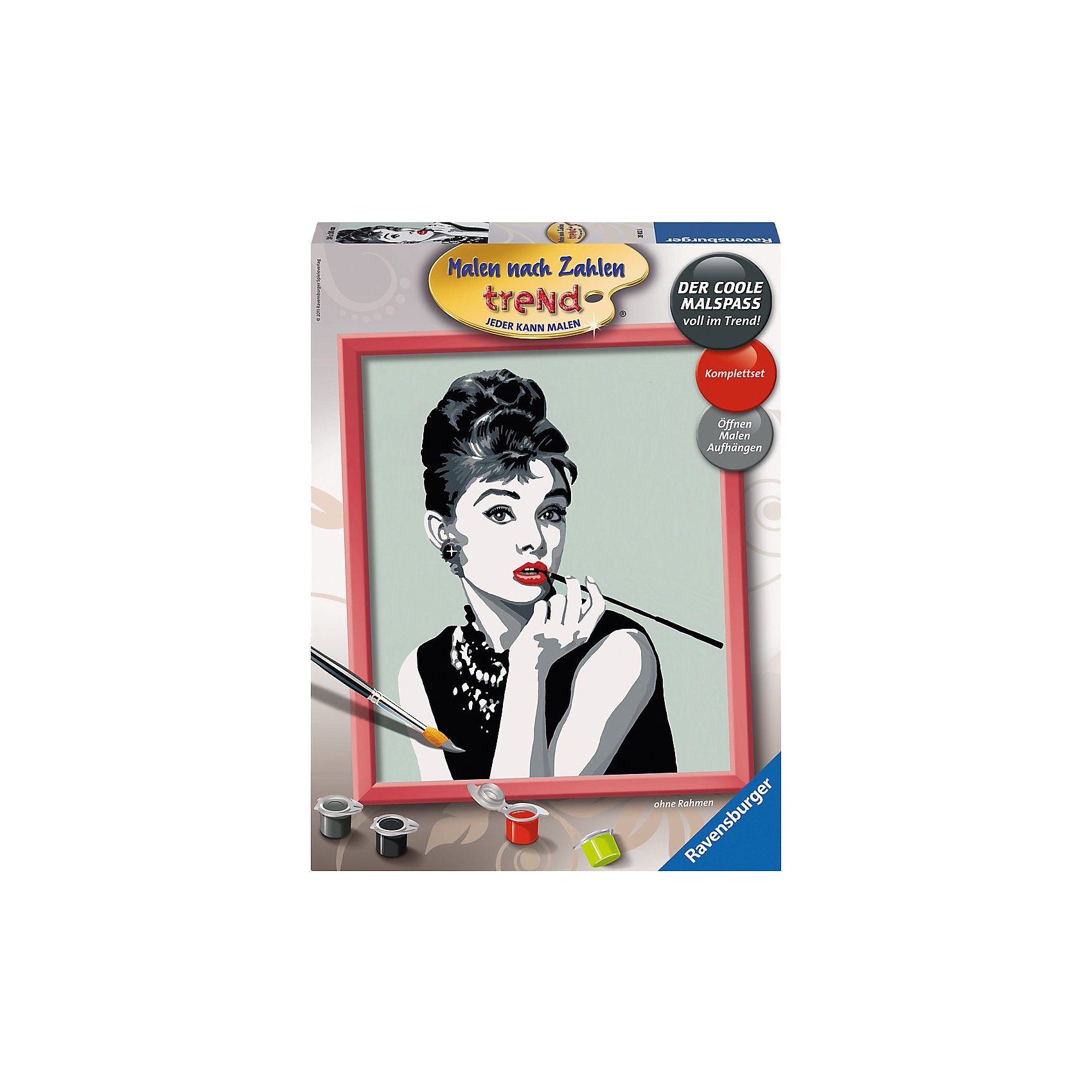 Ravensburger Malen nach Zahlen Trend - Audrey, 24x30 cm online kaufen