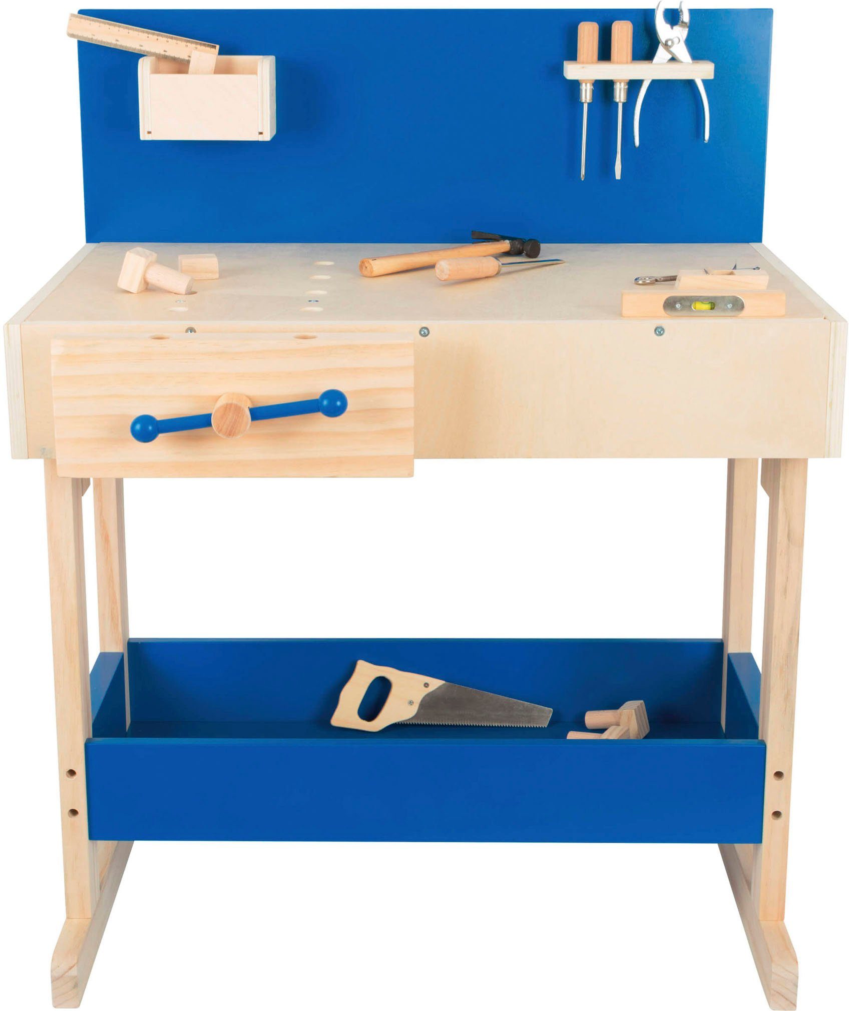 Small Foot Spielwerkbank Kinderwerkbank, blau günstig online kaufen