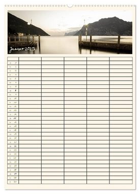 CALVENDO Wandkalender Der Gardasee im Norden - Familienplaner 2023 (Premium, hochwertiger DIN A2 Wandkalender 2023, Kunstdruck in Hochglanz)