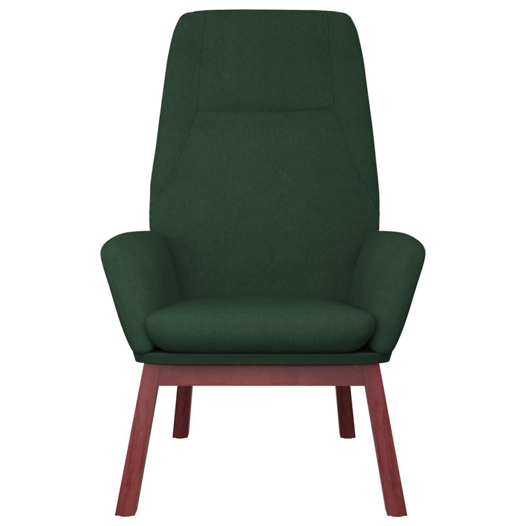 vidaXL Sessel Relaxsessel Dunkelgrün Stoff (1-St) günstig online kaufen