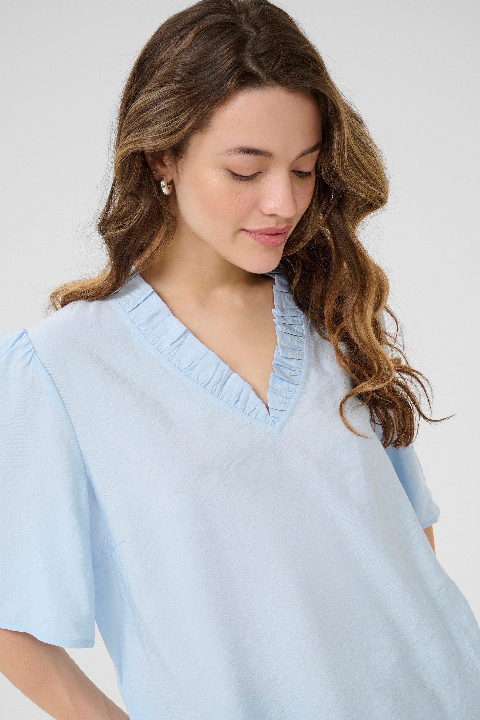 KAFFE Kurzarmbluse Bluse kurzarm BPjuliana