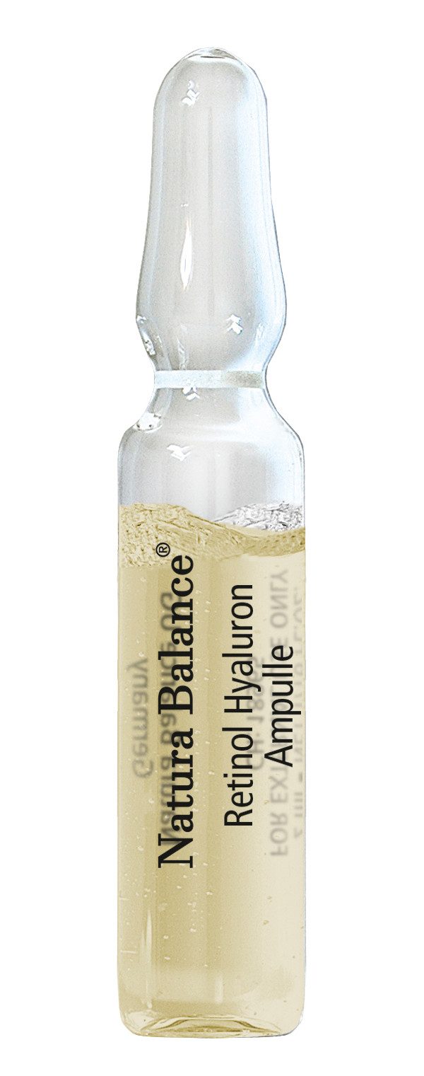 Natura Balance Gesichtspflege 15x 2ml Retinol Hyaluron Ampullen Hyaluronsäure B5 Vitamin A