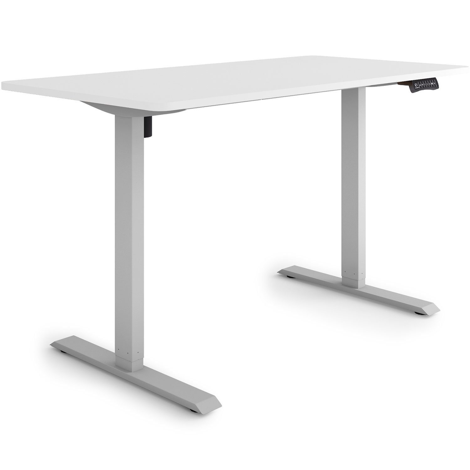 Weiß Tischplatte: ETX-121 Schreibtisch cm 70 Grau Germany, Rahmen: / x ESMART Schreibtisch 140 Elektrisch ESMART höhenverstellbarer