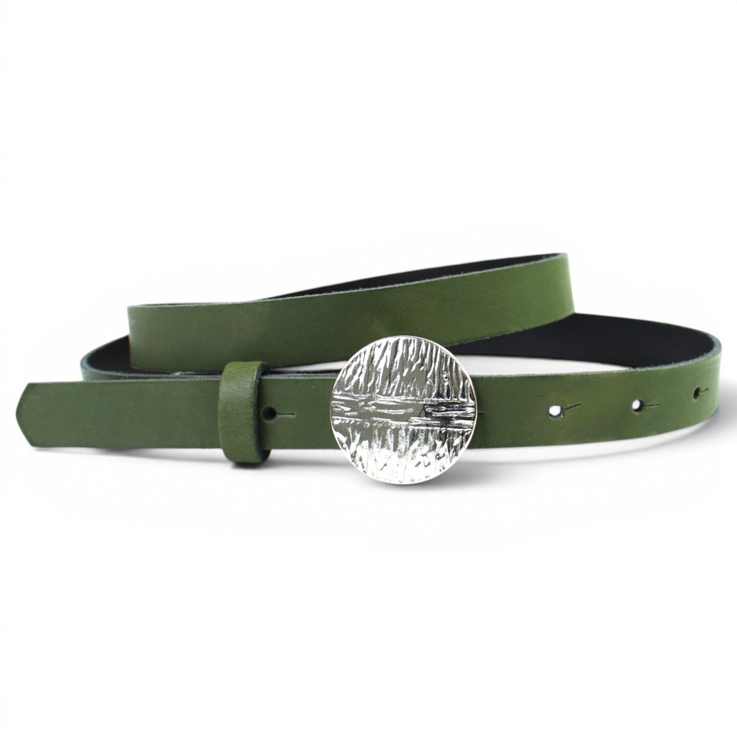 FRONHOFER Taillengürtel 19595 (1-St) Damen Ledergürtel 2 cm, Schmuckschnalle glänzend silber, echt Leder