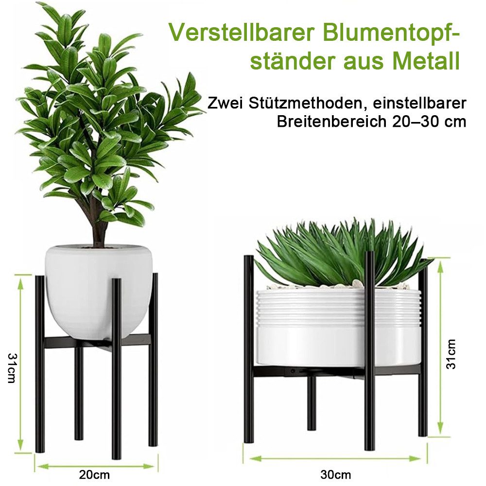 NUODWELL Blumenständer Pflanzenständer verstellbar, stabiler Blumenständer günstig online kaufen