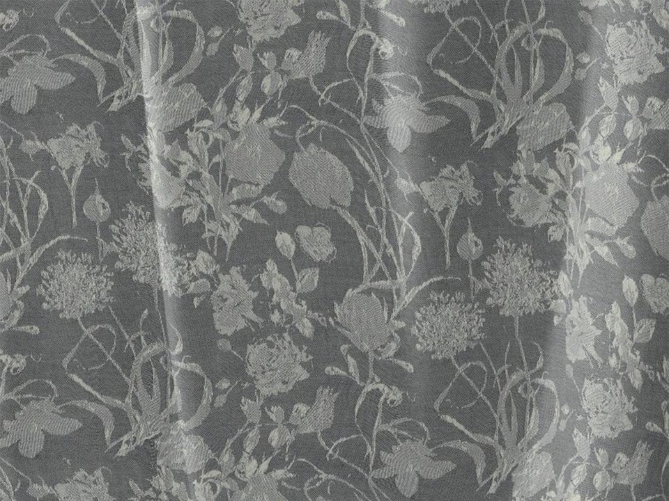 Vorhang Flower Cuveé Light, Adam, Ösen (1 St), blickdicht, Jacquard