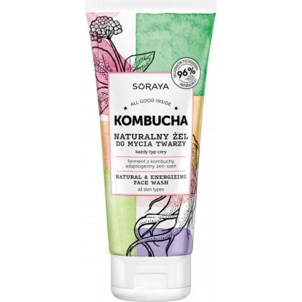 Soraya Duschgel Kombucha Natural Face Wash Gel - alle Hauttypen 150ml